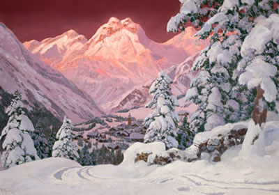 Alpine Mountain Scene