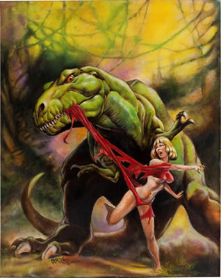 Eerie #97 Painted Cover Original Art (Warren, 1978)