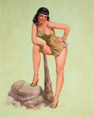 Barbarian Pin-Up by Nicodemus Hufford III - Auction record, sale price, and art valuation. Compare with similar artists and explore comparable artworks.