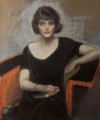 Portrait of a Young Woman, Saturday Evening Post cover