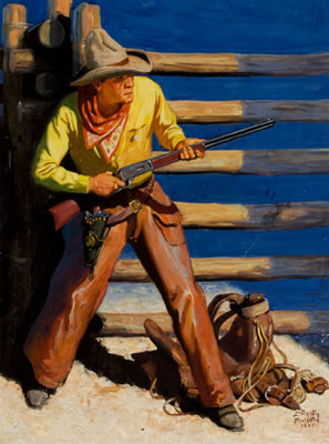 On the Defense, Street and Smith's Western Story magazine cover