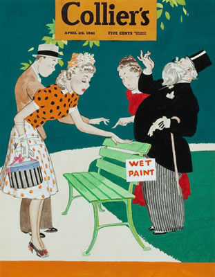 Sample artwork by Robert O Reid (early 20th century), known for illustration - View similar artists and auction records
