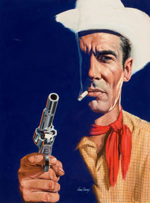 Texan's Don't Scare, Grass Greed, Ace Double paperback cover