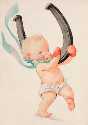 The Turkish Yataghan, Collier's magazine cover