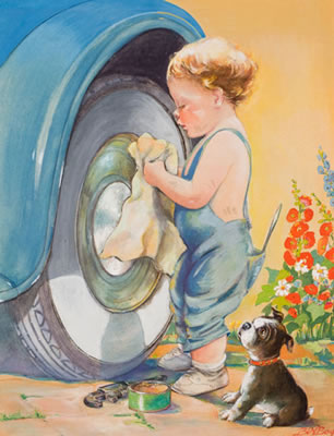 Cleaning the Wheel by Bertha Boyd - Auction record, sale price, and art valuation. Compare with similar artists and explore comparable artworks.
