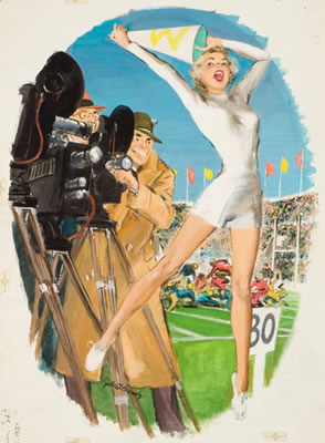 Cheering for the Camera