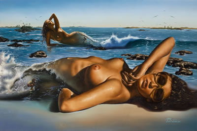 The Wild Surf by Jim Warren - Auction record, sale price, and art valuation. Compare with similar artists and explore comparable artworks.