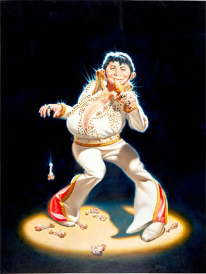 Joe DeVito Mad Super Special #120 Alfred as an Elvis Impersonator Cover Painting Original Art (EC, 1997) by Joe DeVito - Auction record, sale price, and art valuation. Compare with similar artists and explore comparable artworks.