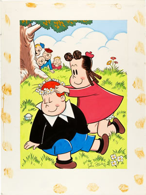 John Stanley The Overstreet Comic Book Price Guide #35 "Little Lulu" Cover Original Art (Gemstone, 2005)