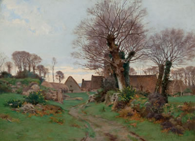 Sample artwork by Henry Rider (1860 - 1943), known for landscape, genre, figure, etching - View similar artists and auction records