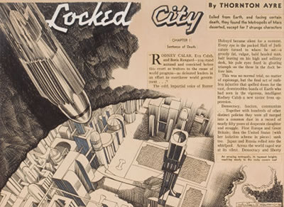 Locked City, interior pulp illustration by Julian Krupa - Auction record, sale price, and art valuation. Compare with similar artists and explore comparable artworks.