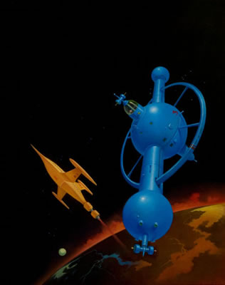 Satellite, Science Fiction digest cover