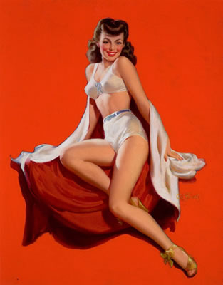 Brunette Pin-Up by Alfred Leslie Buell - Auction record, sale price, and art valuation. Compare with similar artists and explore comparable artworks.