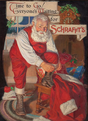 Time to Go!, Everyone's Waiting for Schrafft's, Schrafft's Chocolate advertisement