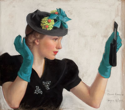 Looking into the Mirror, Woman's Home Companion cover