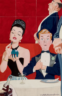 A Large Bill, magazine story illustration by Dal Holcomb - Auction record, sale price, and art valuation. Compare with similar artists and explore comparable artworks.
