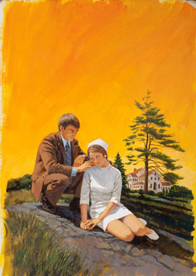 Nurse Holly's Decision, paperback cover