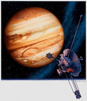 Space Exploration- Jupiter with Pioneer 11, United States First Day Cover Society