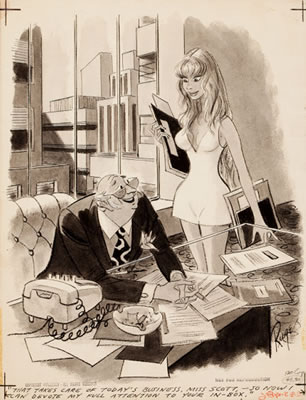 That Takes Care of Today's Business, Miss Scotts, So Now I Can Devote My Full Attention to Your In