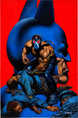 Vengeance of Bane Special #1 First Appearance of Bane Painted Cover Original Art (DC, 1993)