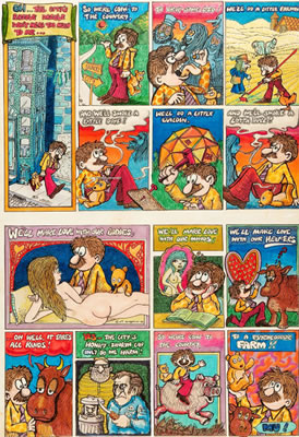 Cavalier Magazine 1-Page Story Original Art (1969)