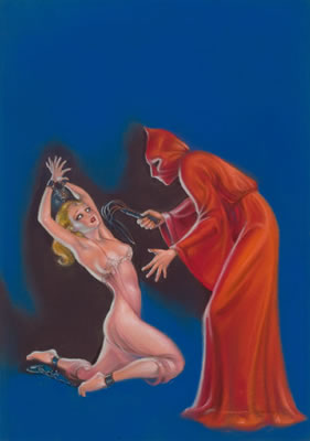 The Albino Deaths, Weird Tales pulp cover