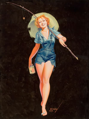 Artwork by George Petty