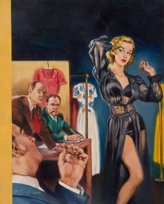 The Indiscretions of a French Model, paperback cover by Bernard Safran - Auction record, sale price, and art valuation. Compare with similar artists and explore comparable artworks.
