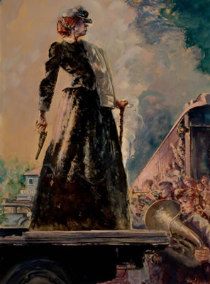 Granny Git Your Gun, Collier's Weekly page 18 story illustration by Earl Blossom - Auction record, sale price, and art valuation. Compare with similar artists and explore comparable artworks.