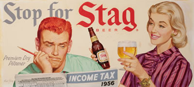 Stop for Stag, Stag Beer advertisement