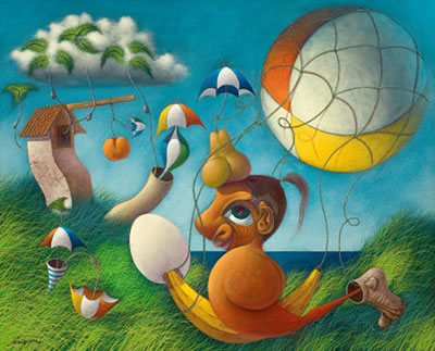 Surreal Scene by Ulises Bretana Hevia - Auction record, sale price, and art valuation. Compare with similar artists and explore comparable artworks.
