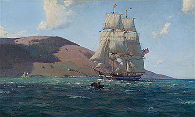 Maine Hills, 'Eliza Mary' of Salem (Off the Coast of Maine)
