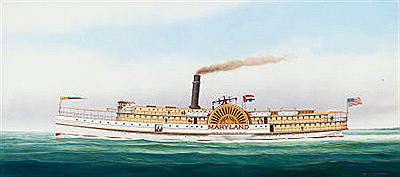 The Steamer 'Chesapeake' by Scott Cameron - Auction record, sale price, and art valuation. Compare with similar artists and explore comparable artworks.