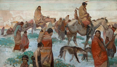 Indians on the March, Winter