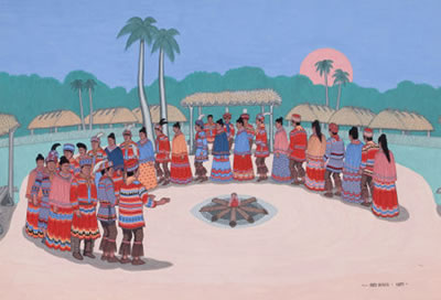 Sample artwork by Fred Beaver (1911 - 1980), known for figure, and indian genre painting - View similar artists and auction records