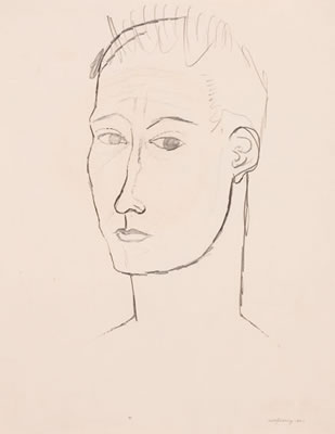 Portrait of Kelly Fearing: Self-portrait