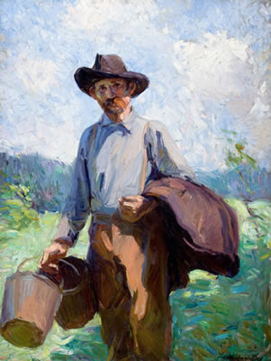 Morning Milking Time by Catherine (Anna) Wiley - Auction record, sale price, and art valuation. Compare with similar artists and explore comparable artworks.