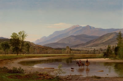 Fording the Stream (Franconia Mountains, New Hampshire)