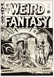 Weird Fantasy #8 "The Slave Ship" (Original Cover Art)