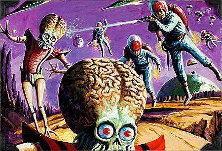 "Earthmen Land on Mars"