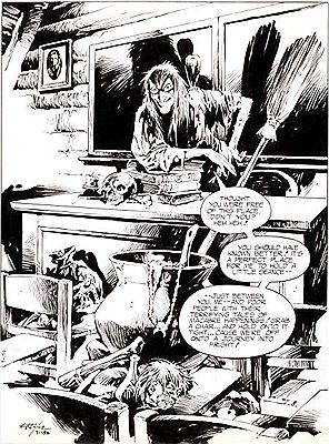 Weird Mystery Tales #21 Preface Splash Page 1 Original Art by E R Cruz - Auction record, sale price, and art valuation. Compare with similar artists and explore comparable artworks.