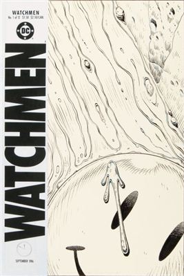Historic Watchmen #1 "Bloody Smiley Face/Doomsday Clock" Cover Original Art (DC, 1986). by Dave Gibbons - Auction record, sale price, and art valuation. Compare with similar artists and explore comparable artworks.