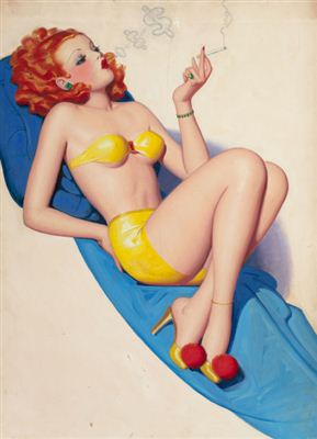 Thoughts of Money, Spicy Stories pulp cover