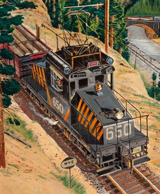 Sacramento Northern, The Clinchfield Route, Railroad Magazine cover by Herb Mott - Auction record, sale price, and art valuation. Compare with similar artists and explore comparable artworks.