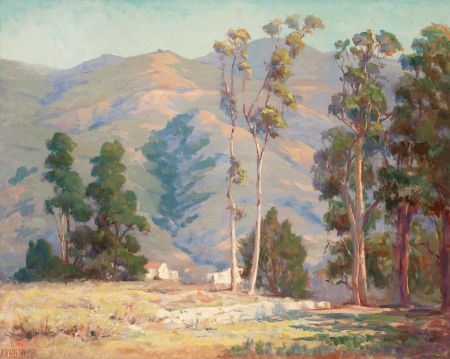 A Home Nestled in the California Foothills (thought to be Pasadena) by Ada Champlin - Auction record, sale price, and art valuation. Compare with similar artists and explore comparable artworks.