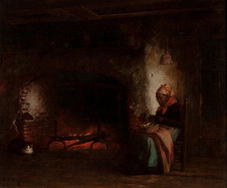 By the Fire by Platt Powell Ryder - Auction record, sale price, and art valuation. Compare with similar artists and explore comparable artworks.
