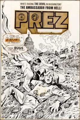 Unpublished Prez #5 Cover Original Art