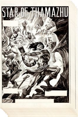 Savage Sword of Conan #120 Complete 50-Page Story "Star of Thamazhu" Original Art