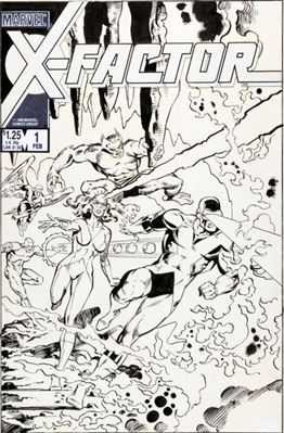 X-Factor #1 "The Return of Jean Grey" Cover Original Art by Walter Augustus (Walt) Simonson - Auction record, sale price, and art valuation. Compare with similar artists and explore comparable artworks.