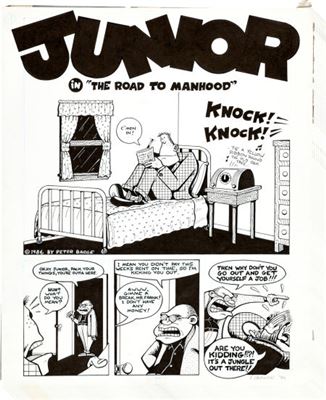 Neat Stuff #5 Complete 10-Page Story "The Road to Manhood" Original Art